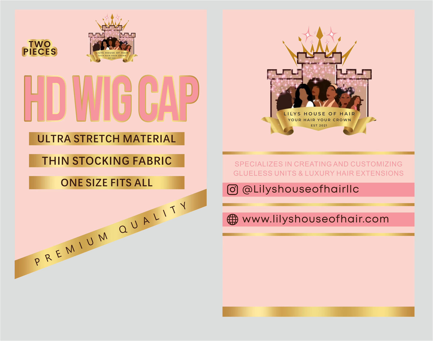 HD Wig Cap