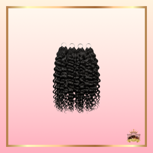 Raw Water Wave Feather Crochet Hair