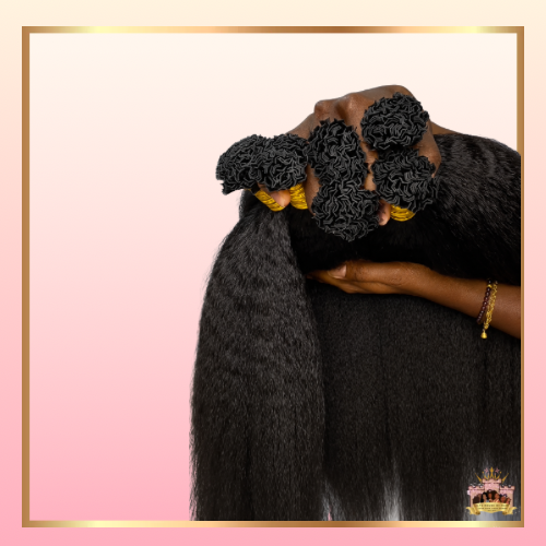 Raw Kinky Straight K-Tip Extensions
