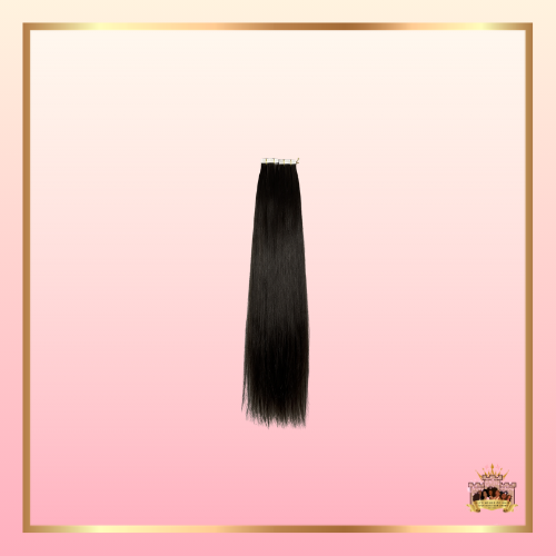 Raw Straight Tape in Extensions