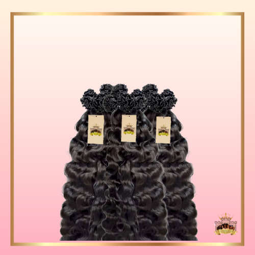 Virgin Burmese Curly K-Tip Extensions
