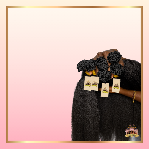 Raw Kinky Straight K-Tip Extensions