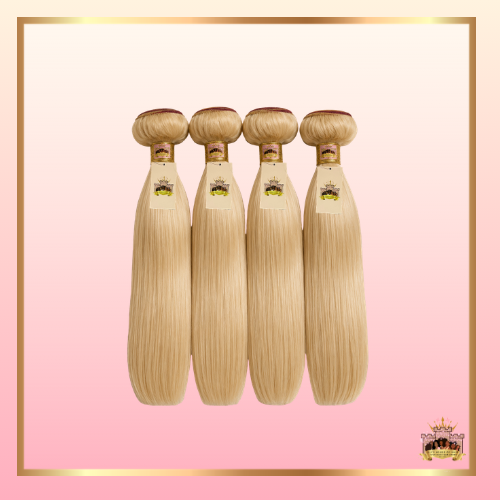 4pcs Raw Blonde ( 613) Straight Bundle Deal