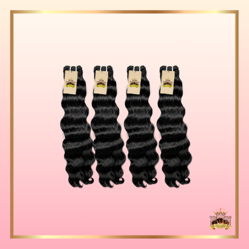 4pcs Raw Cambodian Natural Wave Bundle deal