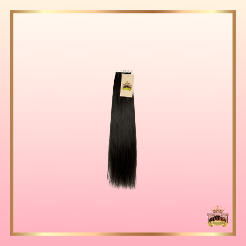 Raw Straight Tape in Extensions