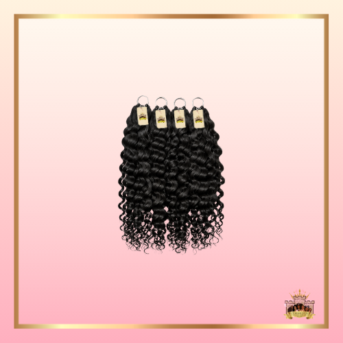Raw Water Wave Feather Crochet Hair